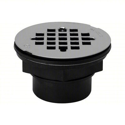 ABS No-Calk Fiberglass Shower Base Drain