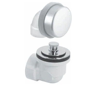 Half Kit for High-Flow Bath Waste and Overflow, Chrome
