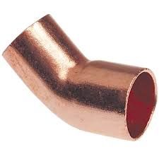 318-050 1/2&quot; Copper 45 Elbow