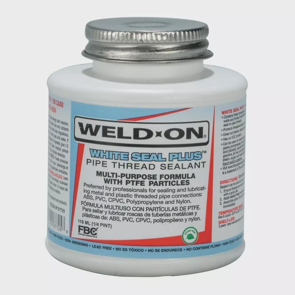 WELD ON WHITE SEAL PLUS