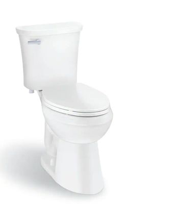 PowerFlush Elongated Toilet 2pc. 1.28GPF Single Flush