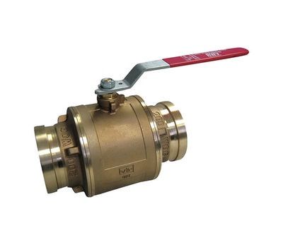 EzPress 3&quot; Press Brass Ball Valve, Lead Free
