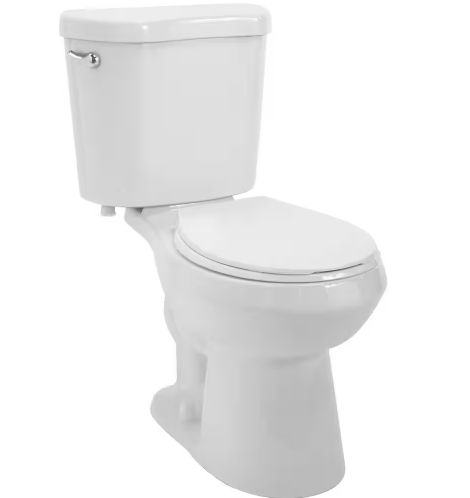 2pc. 1.28 GPF Single Flush Round Toilet