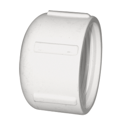 CAP FPT WHT PVC SCH40