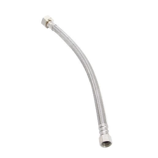 3/8&quot; FL x 1/2&quot; FIP x 12&quot; ProSeries Stainless Steel Faucet Connector