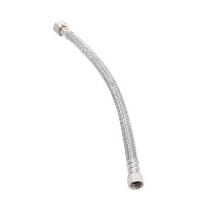 3/8&quot; FL x 1/2&quot; FIP x 12&quot; ProSeries Stainless Steel Faucet Connector