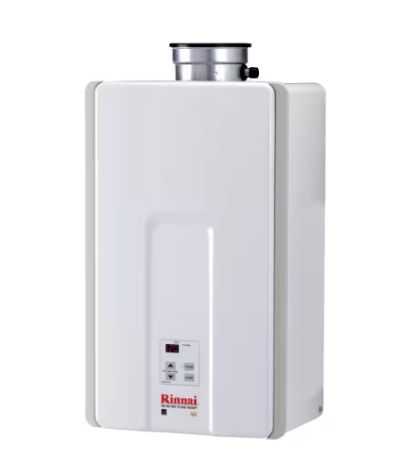 RINNAI High Efficiency 150,000 BTU Natural Gas Interior Tankless Water Heater