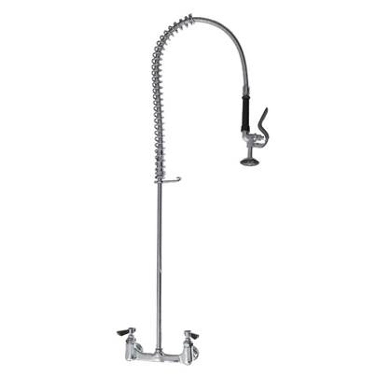 8&quot; Commercial Restaurant Pull Down Wall Mount Pre-Rinse Assembly Faucet