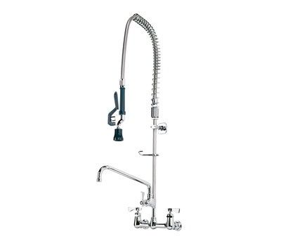 Krowne 17-109WL 36&quot;H Wall Mount Pre Rinse Faucet - 1 1/5 GPM, Base with Nozzle