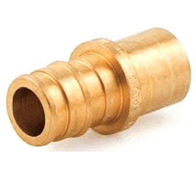 3/4&quot; Brass PEX x Copper Sweat Adapter LF