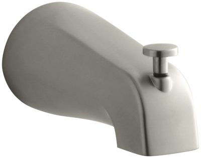 KOHLER 519393 Diverter Bath Spout.5, Vibrant Brushed Nickel