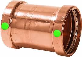 3&quot; ProPress Copper Press x Press Coupling NO Stop Aqualine