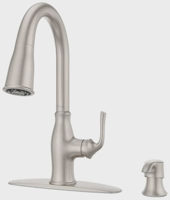 F-529-7RSSRGS 1-Handle Pull-Down Kitchen Faucet