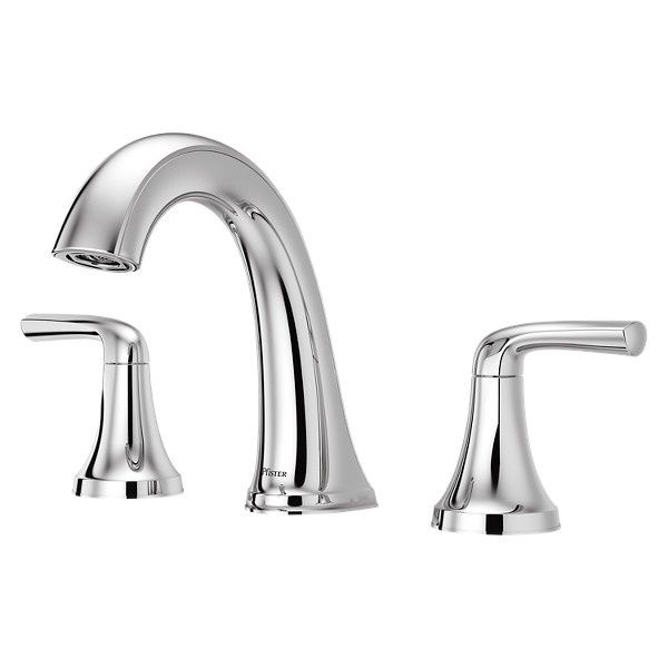 McAllen 2-Handle 8&quot; Widespread Bathroom Faucet With Push &amp; Seal