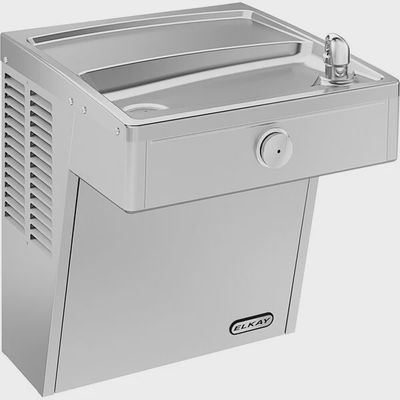 Zurn Elkay VRCDS Stainless Steel Wall Mount Non-Filtered Vandal-Resistant Drinking Fountain - Non-Refrigerated