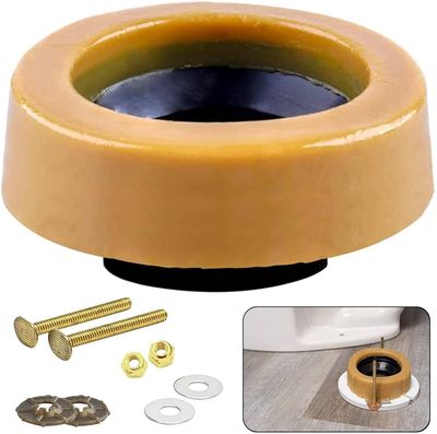 Wax Ring and Bolts for Toilet Bowl