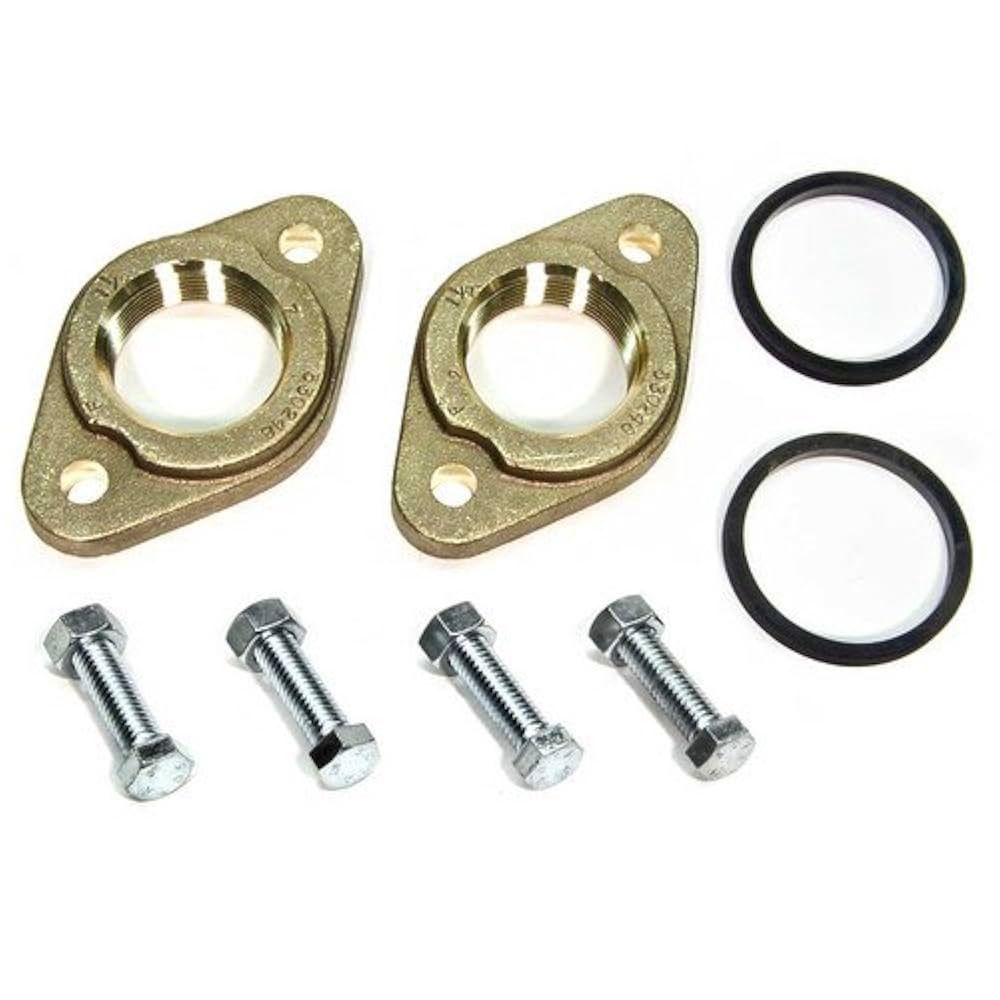 1-1/2&quot; GF 40/43 Bronze Flange Pair (NPT)