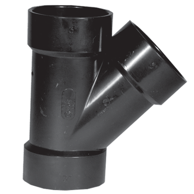 ABS 2" x 1½" x 1½" 45° WYE ALL HUB