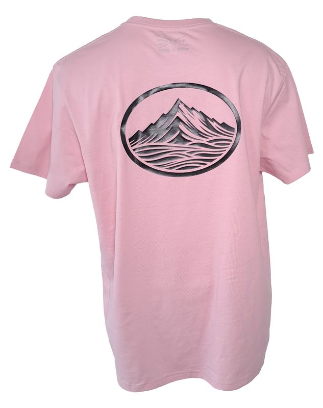 T shirt Rose Montagne