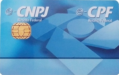 Certificado Digital E-CNPJ A3 3 anos em Cartão