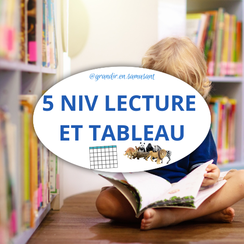 LECTURE &amp; TABLEAU A DOUBLE ENTREE - Thème Animaux
