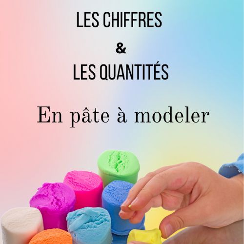 CHIFFRES &amp; QUANTITES en PATE A MODELER