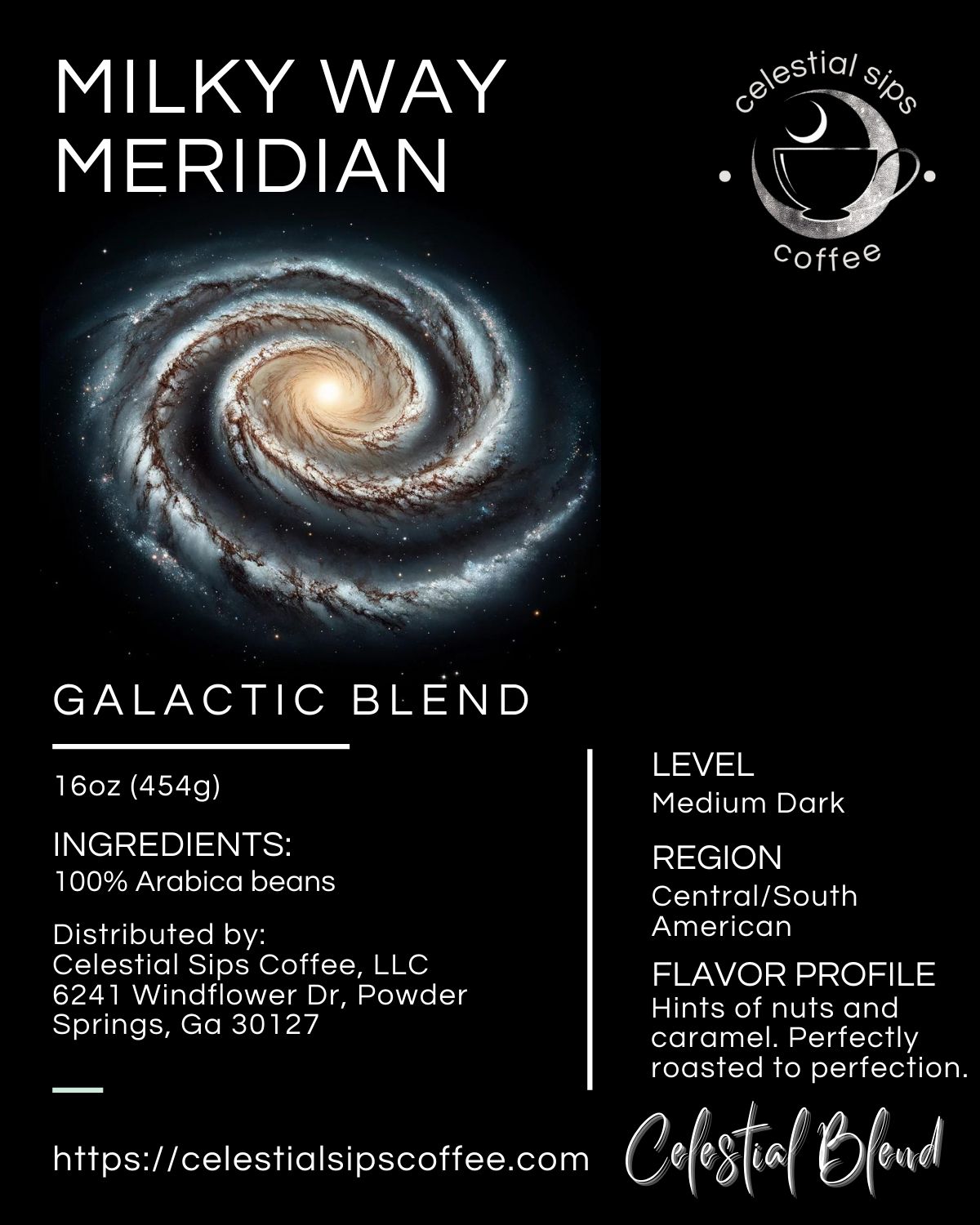 Milky Way Meridian: Galactic Blend