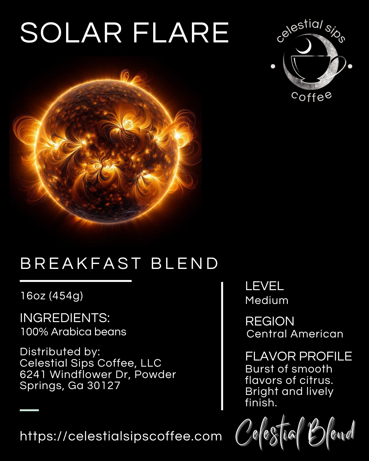 Solar Flare: Breakfast Blend