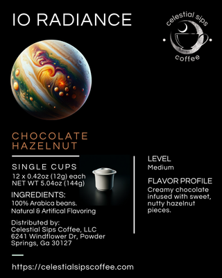 Io Radiance: Chocolate Hazelnut Single Cups