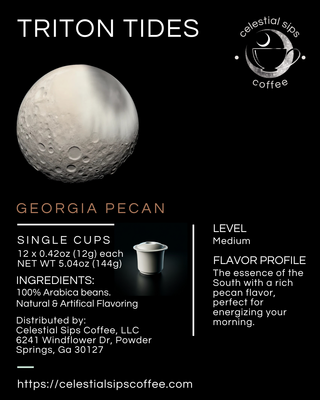 Triton Tides: Georgia Pecan Flavored Single Cups