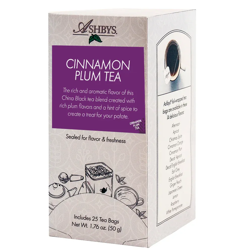 Ashby&#39;s Cinnamon Plum Tea 25 tea bags