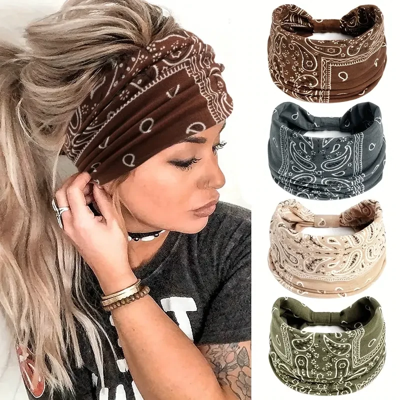 Headbands Stretch Print Bandana