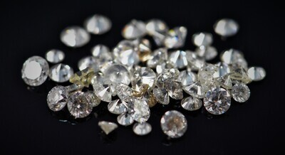 1.01 CTW Natural Cut Wholesale Parcel Melee Loose Diamond Lot