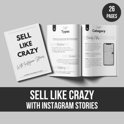 Sell Like Crazy With Instagram Stories