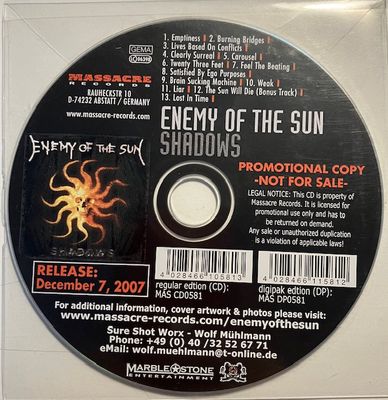 Enemy Of The Sun – Shadows