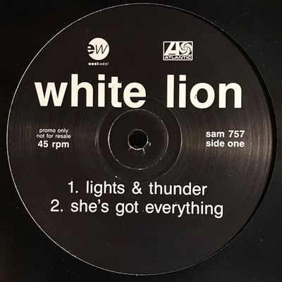 White Lion ‎– Lights &amp; Thunder PROMO