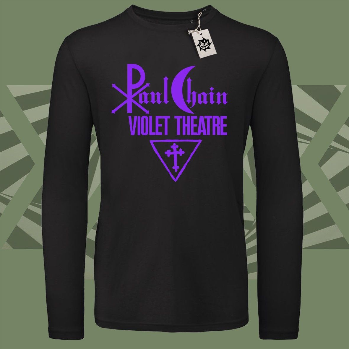Paul Chain Violet Theatre-Purple-Black Long Sleeve