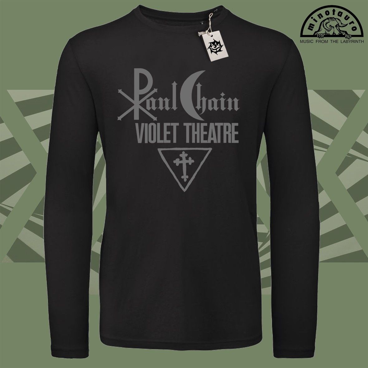 Paul Chain Violet Theatre - Grey  Black Long Sleeve