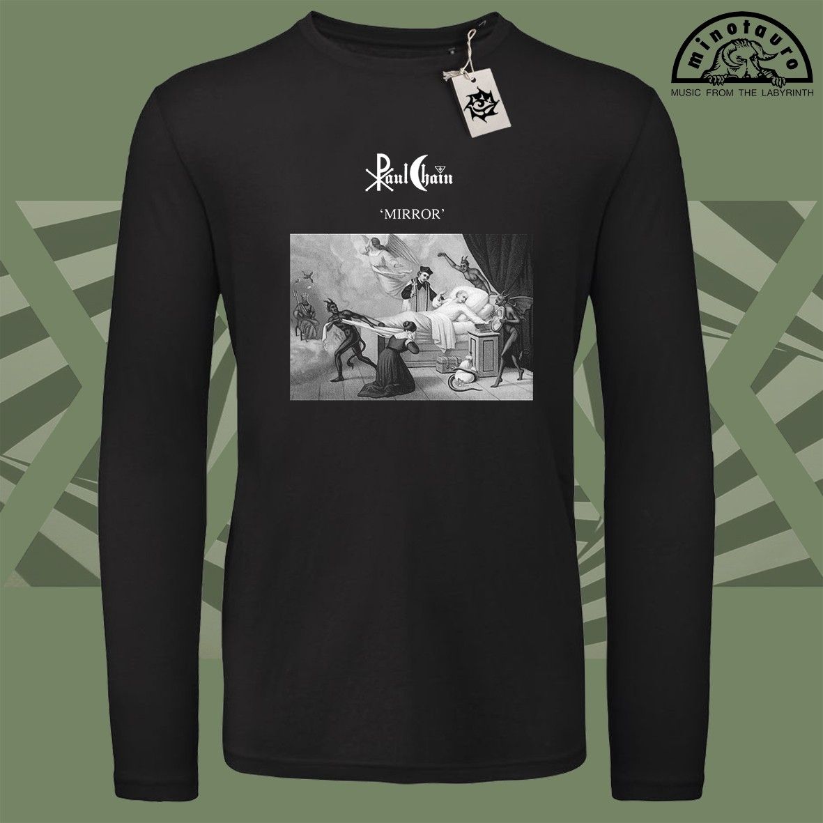 Paul Chain - Mirror Black White Long Sleeve