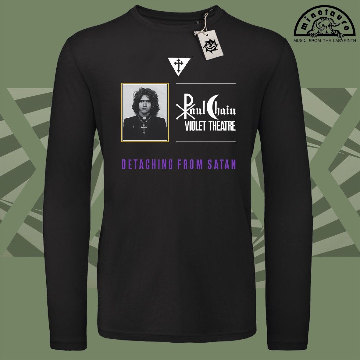 Paul Chain - Detaching From Satan Black Long Sleeve