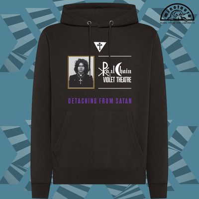 Paul Chain  - Detaching From Satan Black Hooded Sweatshirt