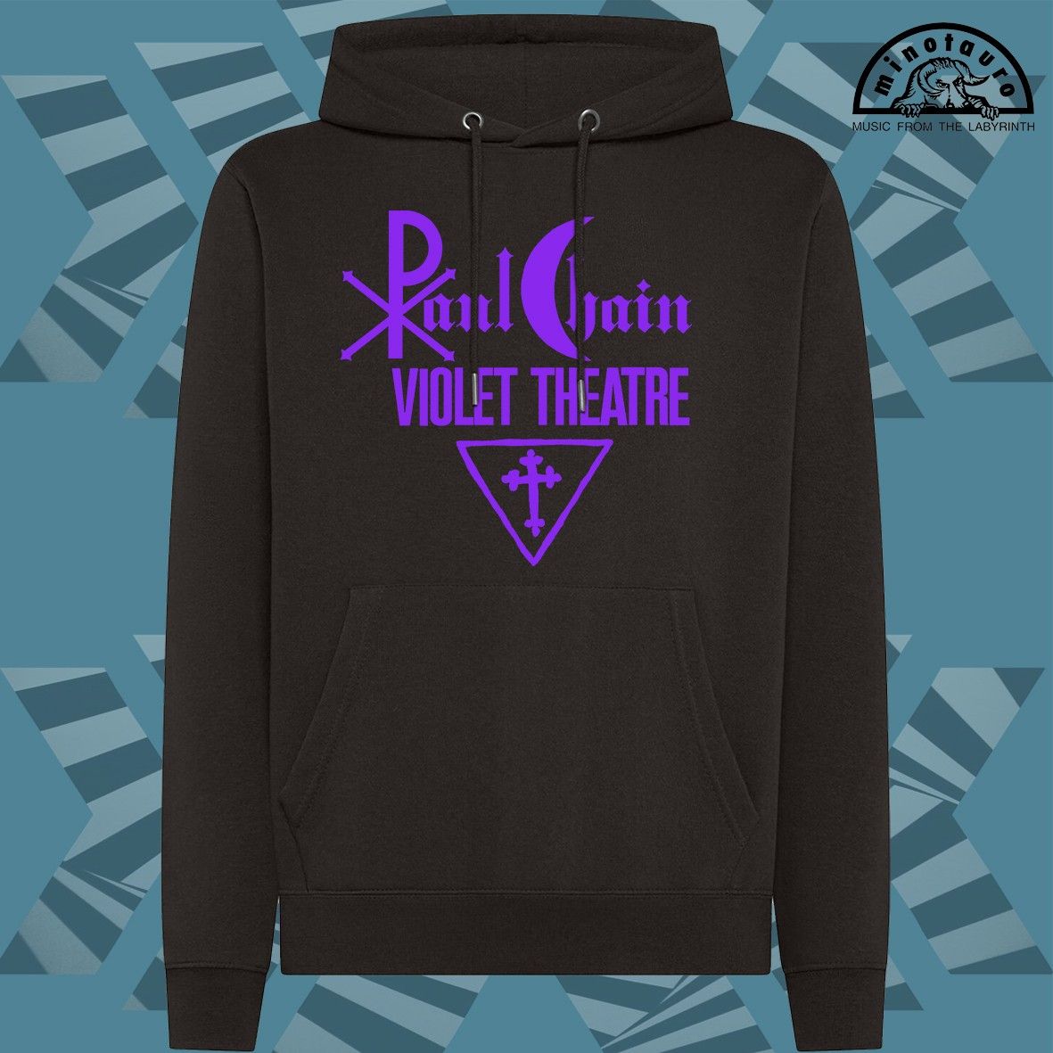 Paul Chain Violet Theatre - Purple/Black Hooded Sweatshirt