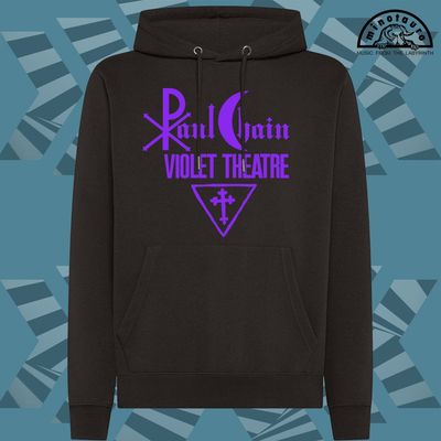 Paul Chain Violet Theatre - Purple/Black Hooded Sweatshirt