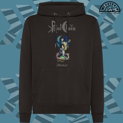 Paul Chain  - Alkahest Silver/Black Hooded Sweatshirt