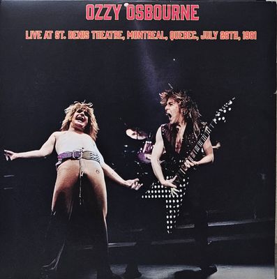 Ozzy Osbourne - Live at St. Denise Theatre, Montreal July 28th, 1981 2LP Last Side Picture