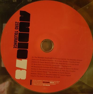Various ‎– Zero Tolerance Audio 78