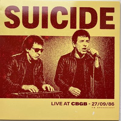 Suicide ‎– Live at CBGB 27/09/1986