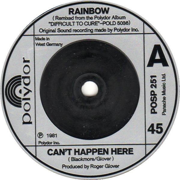 Rainbow – Can't Happen Here
