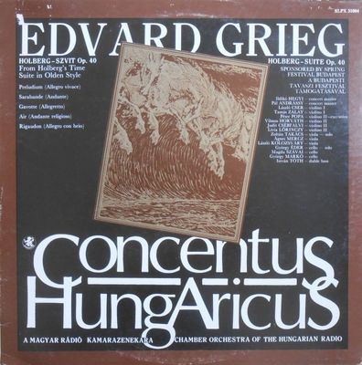 Edvard Grieg, Mozart, Chamber Orchestra Of The Hungarian Radio ‎– Concentus Hungaricus