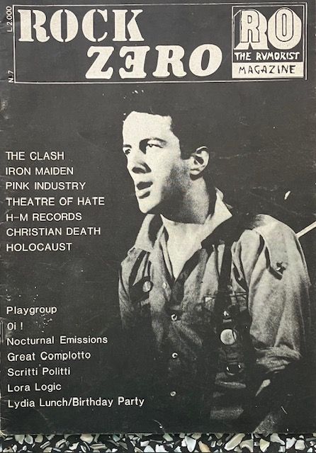 Rock Zero n.7 Fanzine Vittore Baroni, Claudio Aliboni, Maurizio Passarella